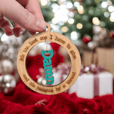Last Damn to Give Christmas Ornament - Ornament - Charm and Char